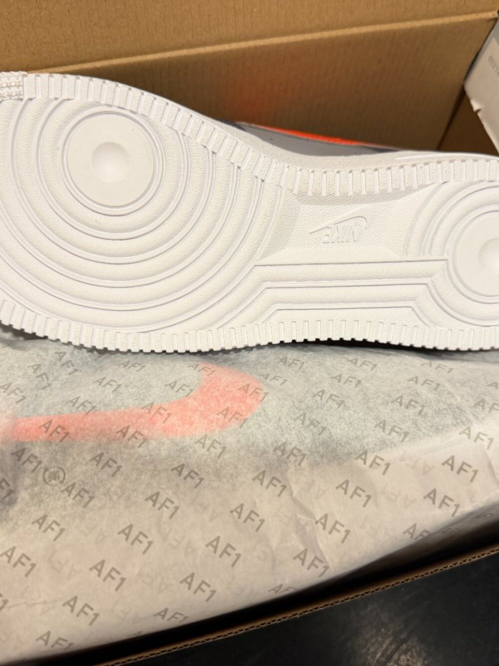 Nike Kids' Grade School Air Force 1 Shoes - Picture 6 of 9